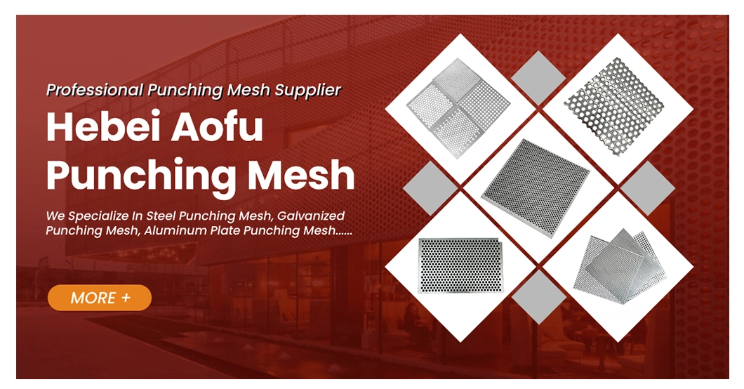 Aofu Wiremesh Customized Perforated Metal Sheet Manufacturing SS304 Decorative Stainless Steel Perforated Metal Sheet Mesh China Laser-Cut Perforated Metal