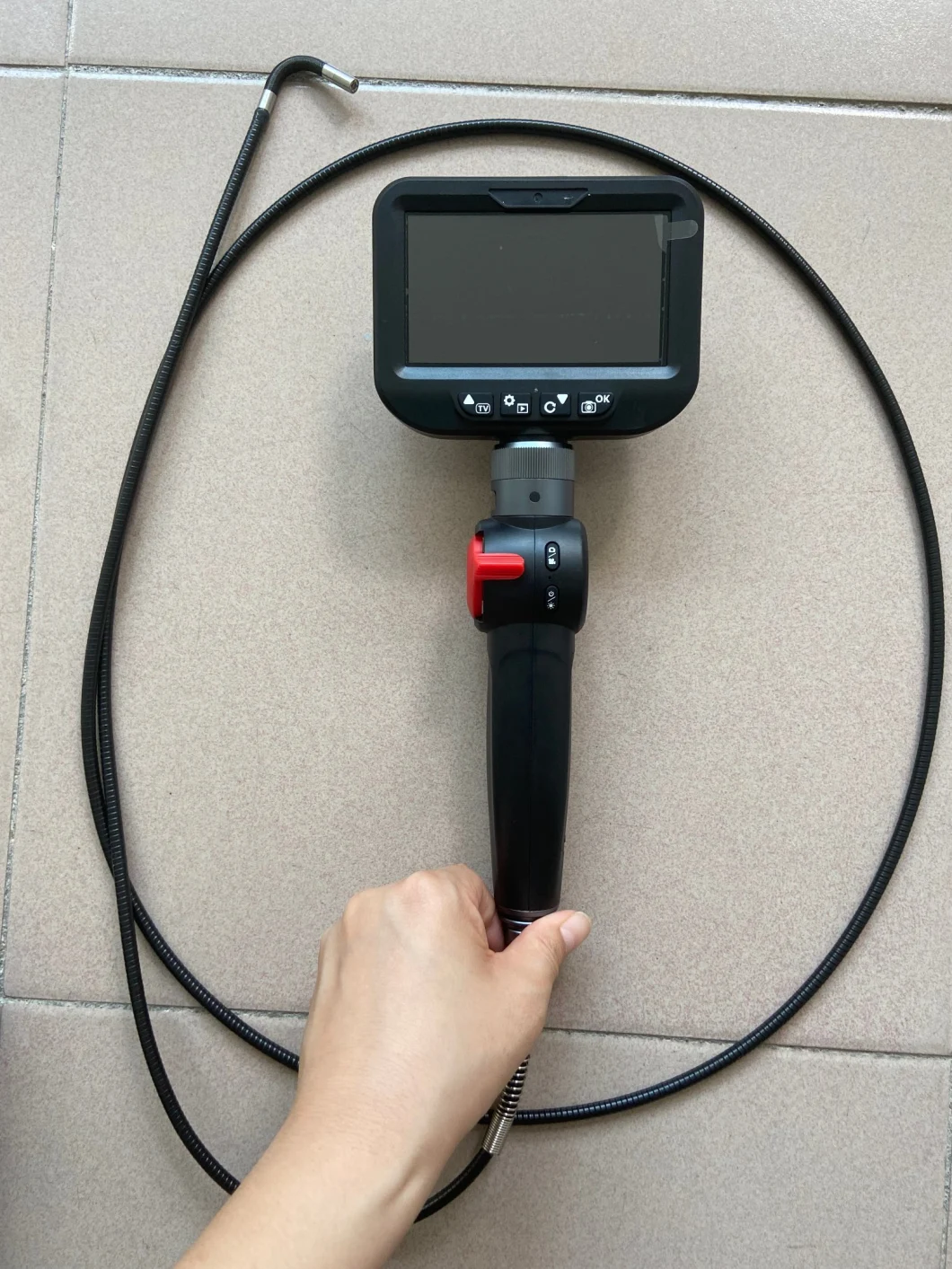 Flexible Video Inspection Borescope with 4.5 Inch Monitor, Cheap Price, High Image Quality