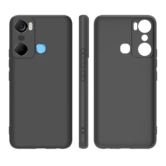 Custodia protettiva minimale e ultrasottile realizzata in morbida pelle di gel TPU con finitura opaca.  Ritaglio preciso di apertura dell'obiettivo della fotocamera per Google Pixel 7 PRO